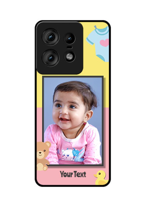 Motorola Edge 50 Pro 5G Custom Glass Phone CaseKids 2 Color Design