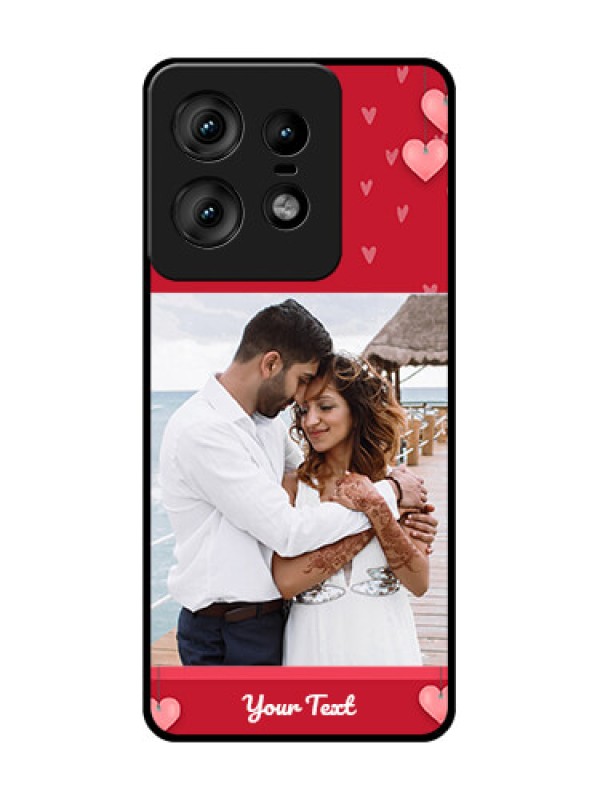 Custom Motorola Edge 50 Pro 5G Custom Glass Phone CaseValentines Day Design