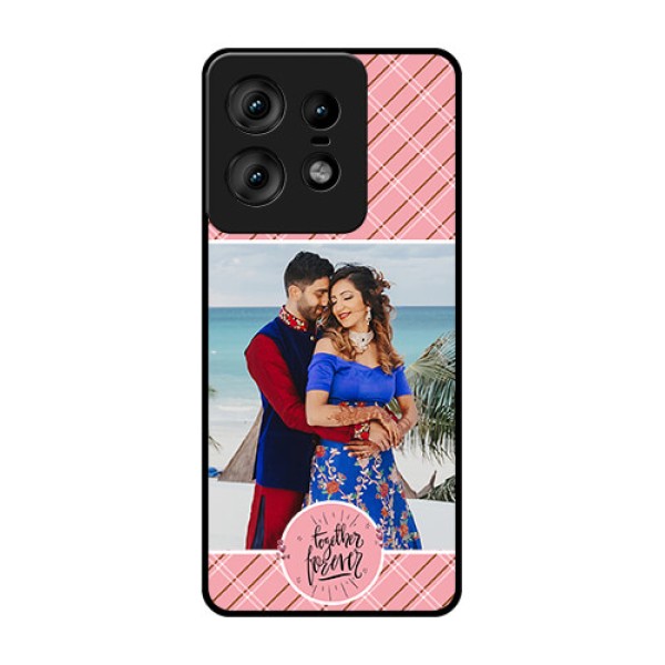 Motorola Edge 50 Pro 5G Custom Glass Phone CaseTogether Forever Design Motorola Edge 50 Pro 5G Custom Glass Phone CaseTogether Forever Design