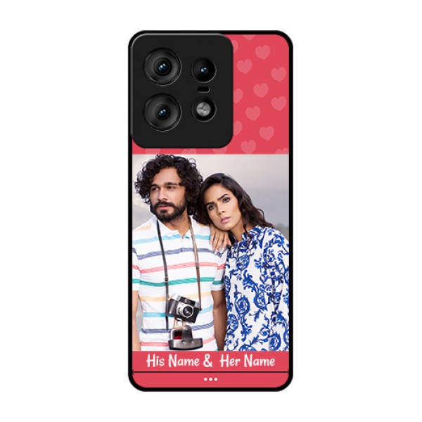Motorola Edge 50 Pro 5G Custom Glass Phone CaseSimple Love Design