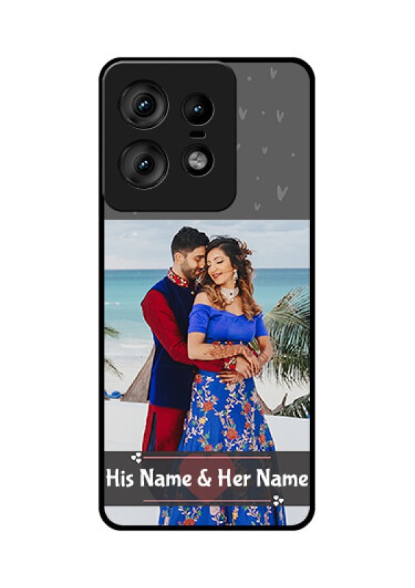 Motorola Edge 50 Pro 5G Custom Glass Phone CaseBuy Love Design With Photo Online