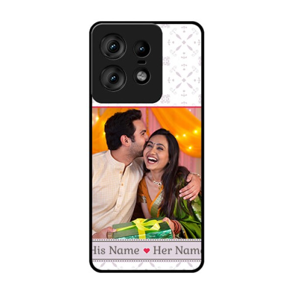 Motorola Edge 50 Pro 5G Custom Glass Phone CaseWith Photo And Ethnic Design