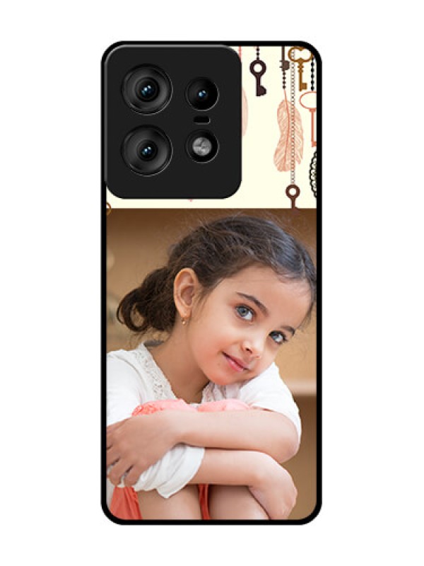 Custom Motorola Edge 50 Pro 5G Custom Glass Phone CaseBoho Style Design