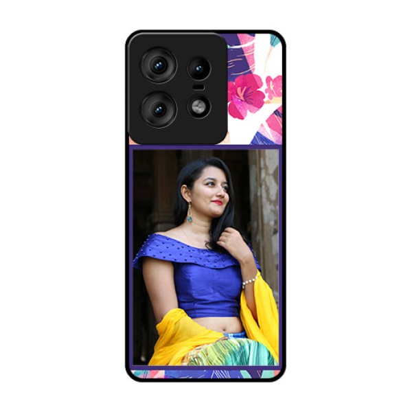 Motorola Edge 50 Pro 5G Custom Glass Phone CaseAbstract Floral Design Motorola Edge 50 Pro 5G Custom Glass Phone CaseAbstract Floral Design