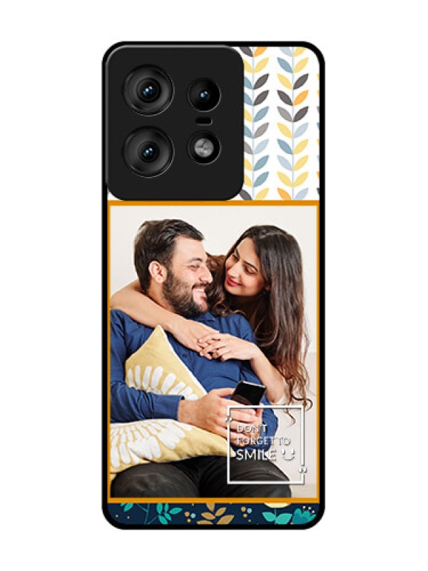 Custom Motorola Edge 50 Pro 5G Custom Glass Phone CasePattern Design