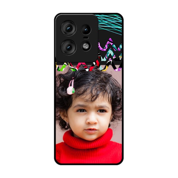 Motorola Edge 50 Pro 5G Custom Glass Phone CaseNeon Abstract Design