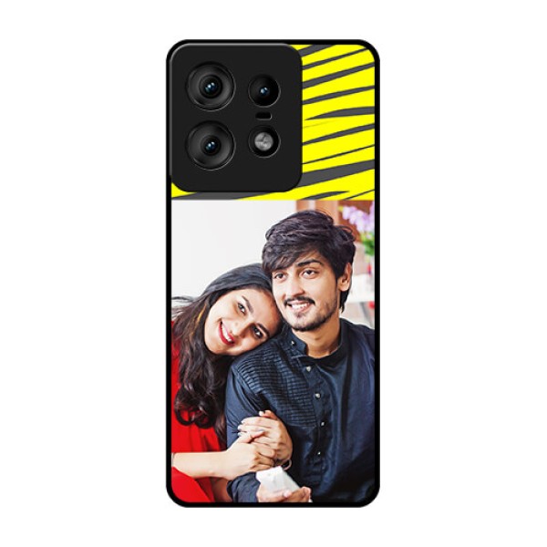 Motorola Edge 50 Pro 5G Custom Glass Phone CaseYellow Abstract Design Motorola Edge 50 Pro 5G Custom Glass Phone CaseYellow Abstract Design
