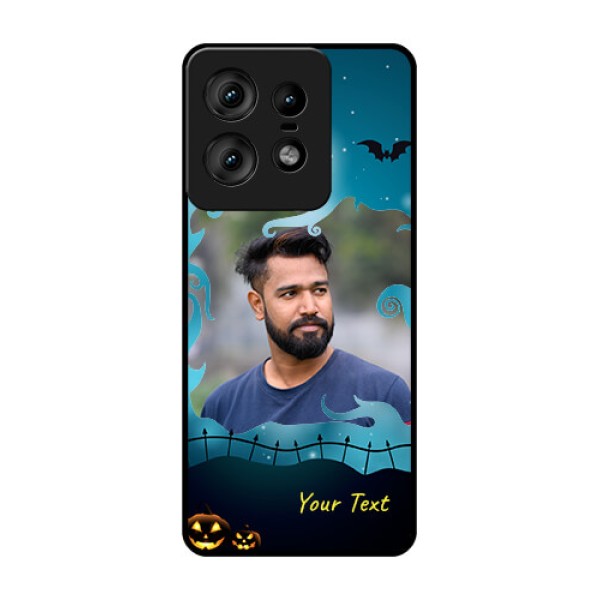 Motorola Edge 50 Pro 5G Custom Glass Phone CaseHalloween Frame Design