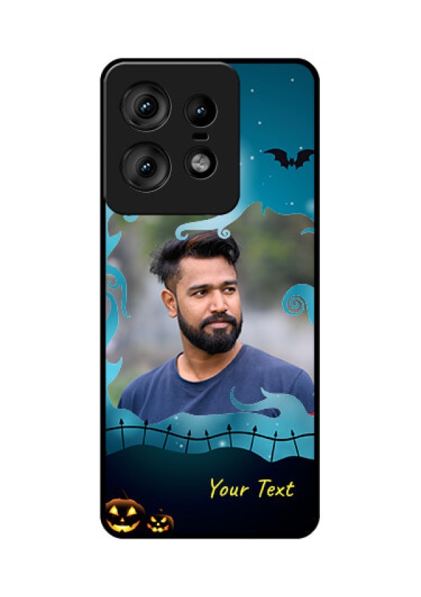 Motorola Edge 50 Pro 5G Custom Glass Phone CaseHalloween Frame Design