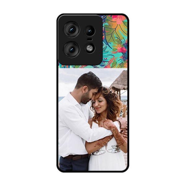 Motorola Edge 50 Pro 5G Custom Glass Phone CaseWatercolor Floral Design Motorola Edge 50 Pro 5G Custom Glass Phone CaseWatercolor Floral Design