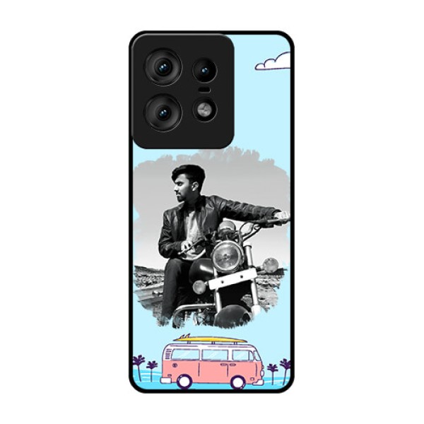 Motorola Edge 50 Pro 5G Custom Glass Phone CaseTravel and Adventure Design