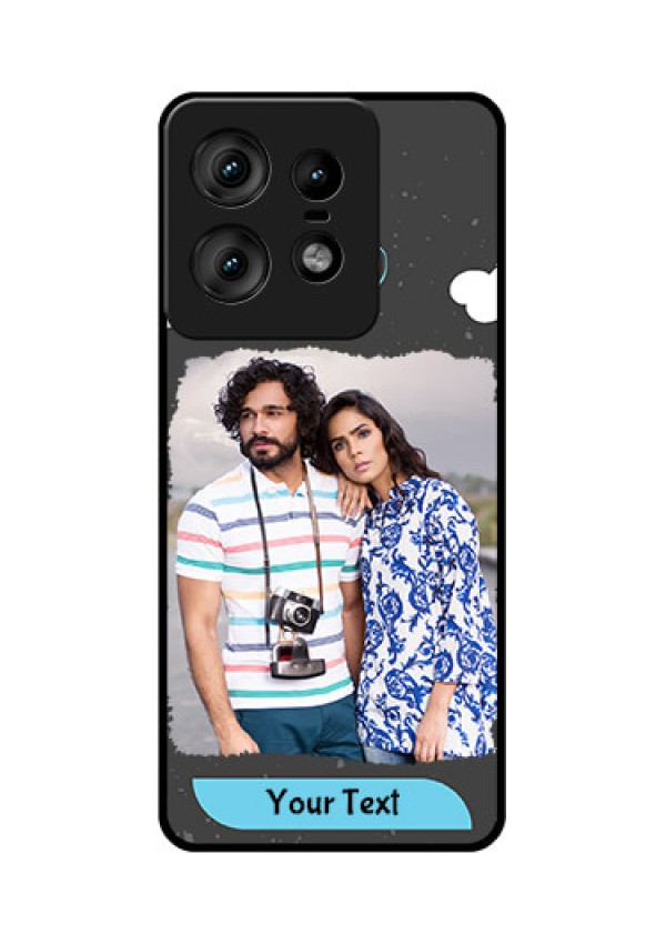 Motorola Edge 50 Pro 5G Custom Glass Phone CaseSplashes With Love Doodles Design