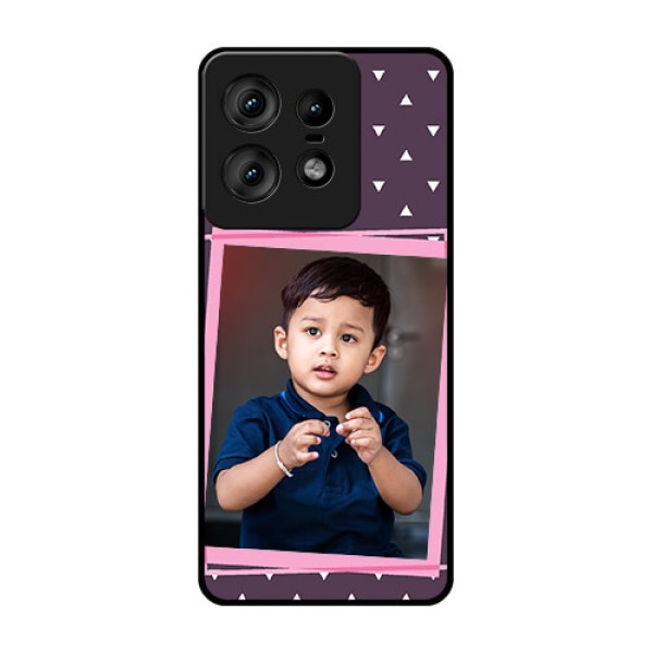 Motorola Edge 50 Pro 5G Custom Glass Phone CaseTriangle Pattern Dotted Design Motorola Edge 50 Pro 5G Custom Glass Phone CaseTriangle Pattern Dotted Design