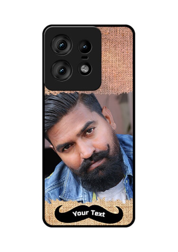 Motorola Edge 50 Pro 5G Custom Glass Phone CaseWith Texture Design