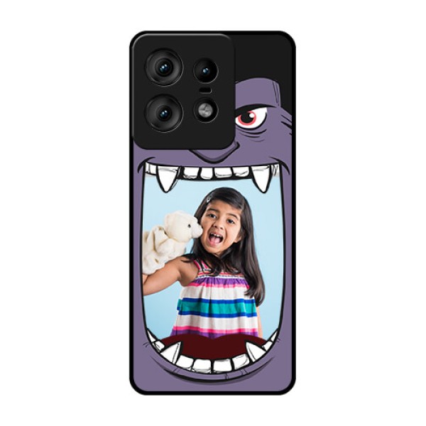 Motorola Edge 50 Pro 5G Custom Glass Phone CaseAngry Monster Design