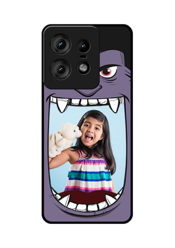 Motorola Edge 50 Pro 5G Custom Glass Phone CaseAngry Monster Design