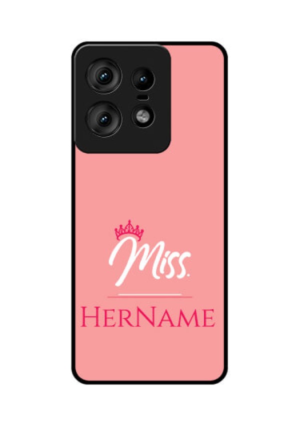 Motorola Edge 50 Pro 5G Custom Glass Phone CaseMrs With Name Design