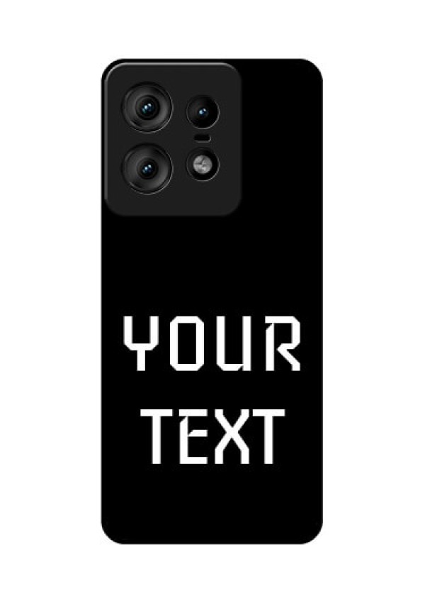 Motorola Edge 50 Pro 5G Custom Glass Phone CaseYour Name Design