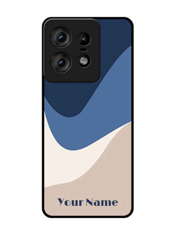 Custom Motorola Edge 50 Pro 5G Custom Glass Phone CaseAbstract Drip Art Design