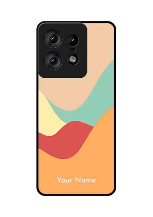 Motorola Edge 50 Pro 5G Custom Glass Phone CaseOcean Waves Multi - Colour Design