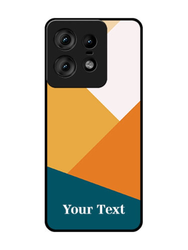 Custom Motorola Edge 50 Pro 5G Custom Glass Phone CaseStacked Multi - Colour Design