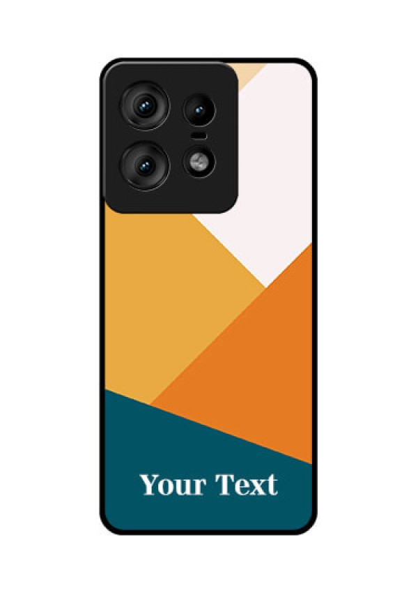 Motorola Edge 50 Pro 5G Custom Glass Phone CaseStacked Multi - Colour Design
