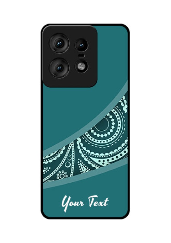Motorola Edge 50 Pro 5G Custom Glass Phone CaseSemi Visible Floral Design