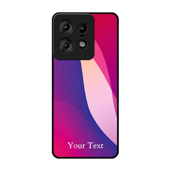 Motorola Edge 50 Pro 5G Custom Glass Phone CaseDigital Abstract Overlap Design