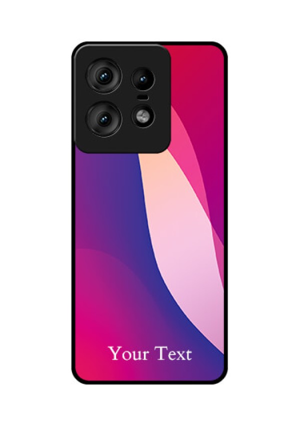 Motorola Edge 50 Pro 5G Custom Glass Phone CaseDigital Abstract Overlap Design