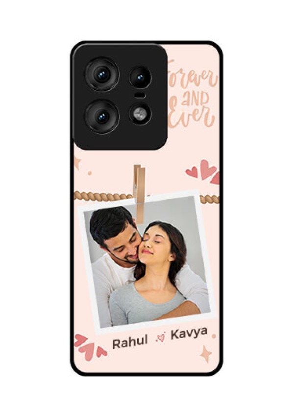 Motorola Edge 50 Pro 5G Custom Glass Phone CaseForever And Ever Love Design