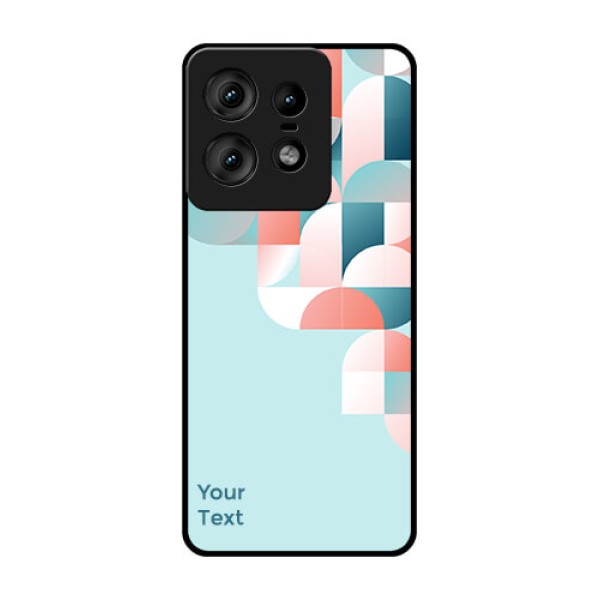 Motorola Edge 50 Pro 5G Custom Glass Phone CaseStylish Semi - Circle Pattern Design Motorola Edge 50 Pro 5G Custom Glass Phone CaseStylish Semi - Circle Pattern Design