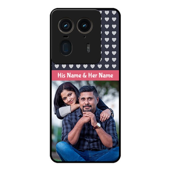 Motorola Edge 50 Ultra 5G Custom Glass Phone CaseLove Symbols Design