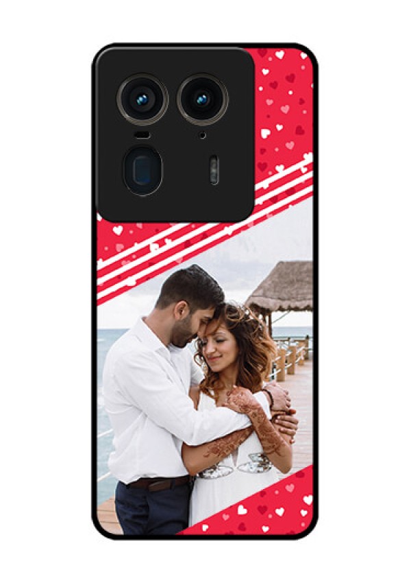 Motorola Edge 50 Ultra 5G Custom Glass Phone CaseValentines Gift Design