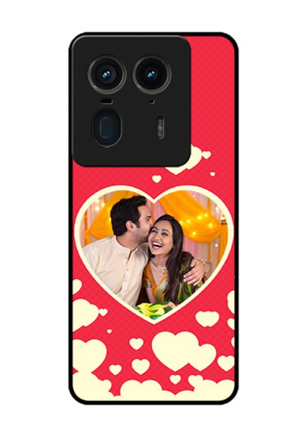 Motorola Edge 50 Ultra 5G Custom Glass Phone CaseLove Symbols Phone Cover Design