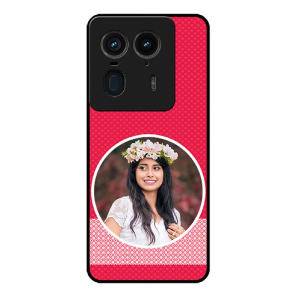 Motorola Edge 50 Ultra 5G Custom Glass Phone CasePink Color Pattern Design Motorola Edge 50 Ultra 5G Custom Glass Phone CasePink Color Pattern Design