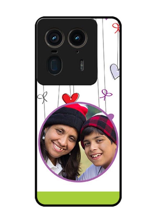 Motorola Edge 50 Ultra 5G Custom Glass Phone CaseCute Kids Phone Case Design