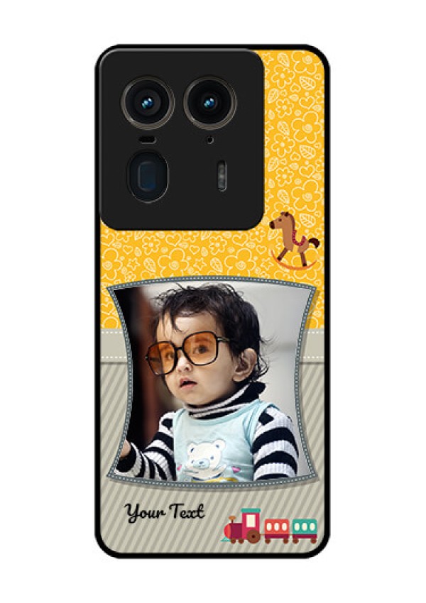 Motorola Edge 50 Ultra 5G Custom Glass Phone CaseBaby Picture Upload Design