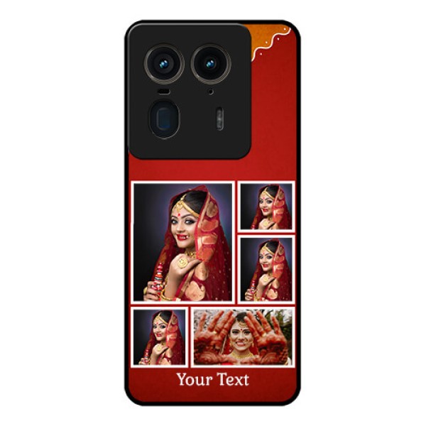 Motorola Edge 50 Ultra 5G Custom Glass Phone CaseWedding Pic Upload Design