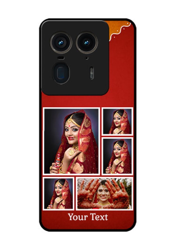 Motorola Edge 50 Ultra 5G Custom Glass Phone CaseWedding Pic Upload Design