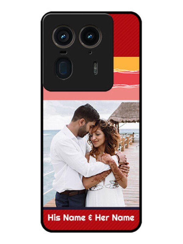 Custom Motorola Edge 50 Ultra 5G Custom Glass Phone CaseColorful Case Design