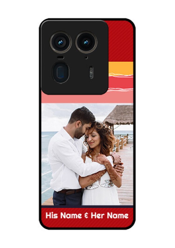 Motorola Edge 50 Ultra 5G Custom Glass Phone CaseColorful Case Design