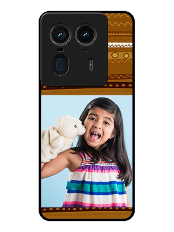 Custom Motorola Edge 50 Ultra 5G Custom Glass Phone CaseFriends Picture Upload Design