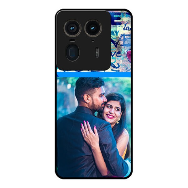 Motorola Edge 50 Ultra 5G Custom Glass Phone CaseColorful Love Design