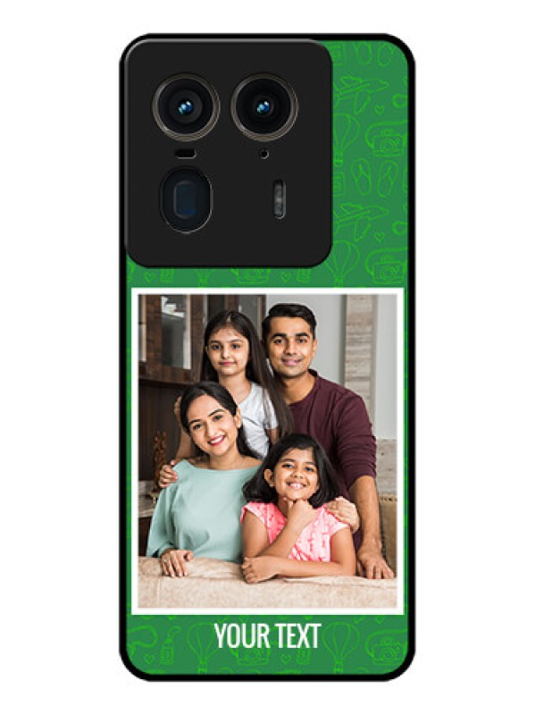 Custom Motorola Edge 50 Ultra 5G Custom Glass Phone CasePicture Upload Design