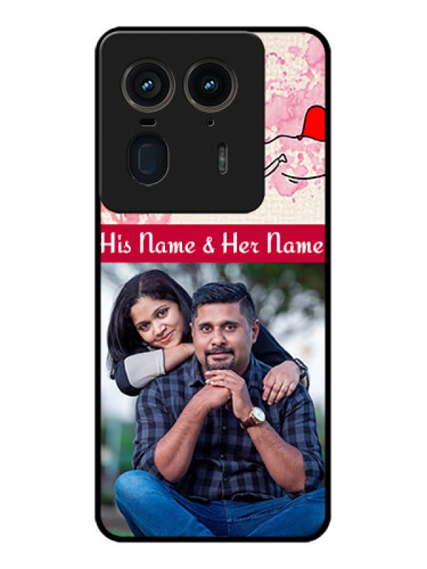 Custom Motorola Edge 50 Ultra 5G Custom Glass Phone CaseYou And Me Case Design