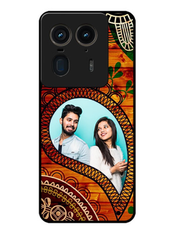 Custom Motorola Edge 50 Ultra 5G Custom Glass Phone CaseAbstract Colorful Design