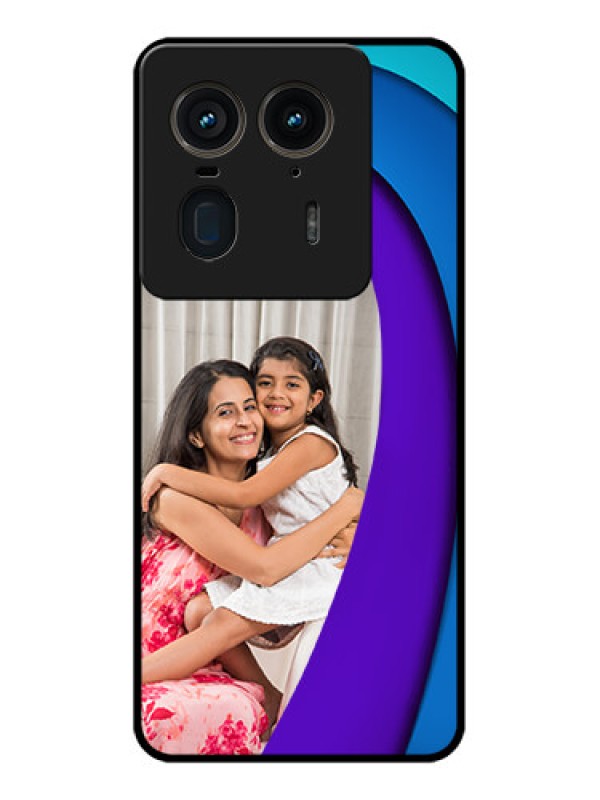 Custom Motorola Edge 50 Ultra 5G Custom Glass Phone CaseSimple Pattern Design