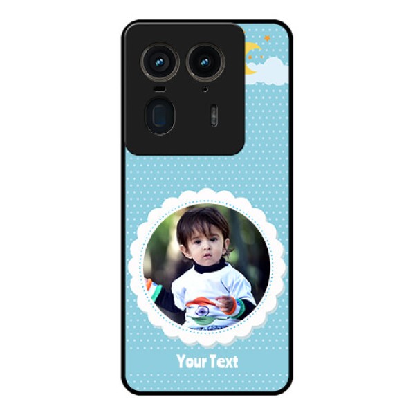 Motorola Edge 50 Ultra 5G Custom Glass Phone CaseViolet Pattern Design