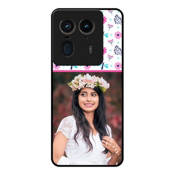 Motorola Edge 50 Ultra 5G Custom Glass Phone CaseColorful Flower Design Motorola Edge 50 Ultra 5G Custom Glass Phone CaseColorful Flower Design