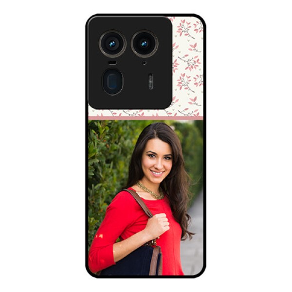 Motorola Edge 50 Ultra 5G Custom Glass Phone CaseStunning Floral Design
